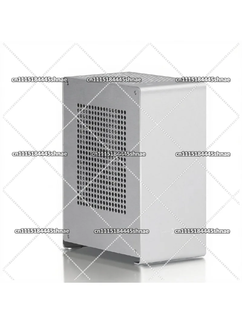 A1P All Aluminum A4 Mini Compact ITX Small 1U Chassis Single Display Backpack Portable Vertical Table Host