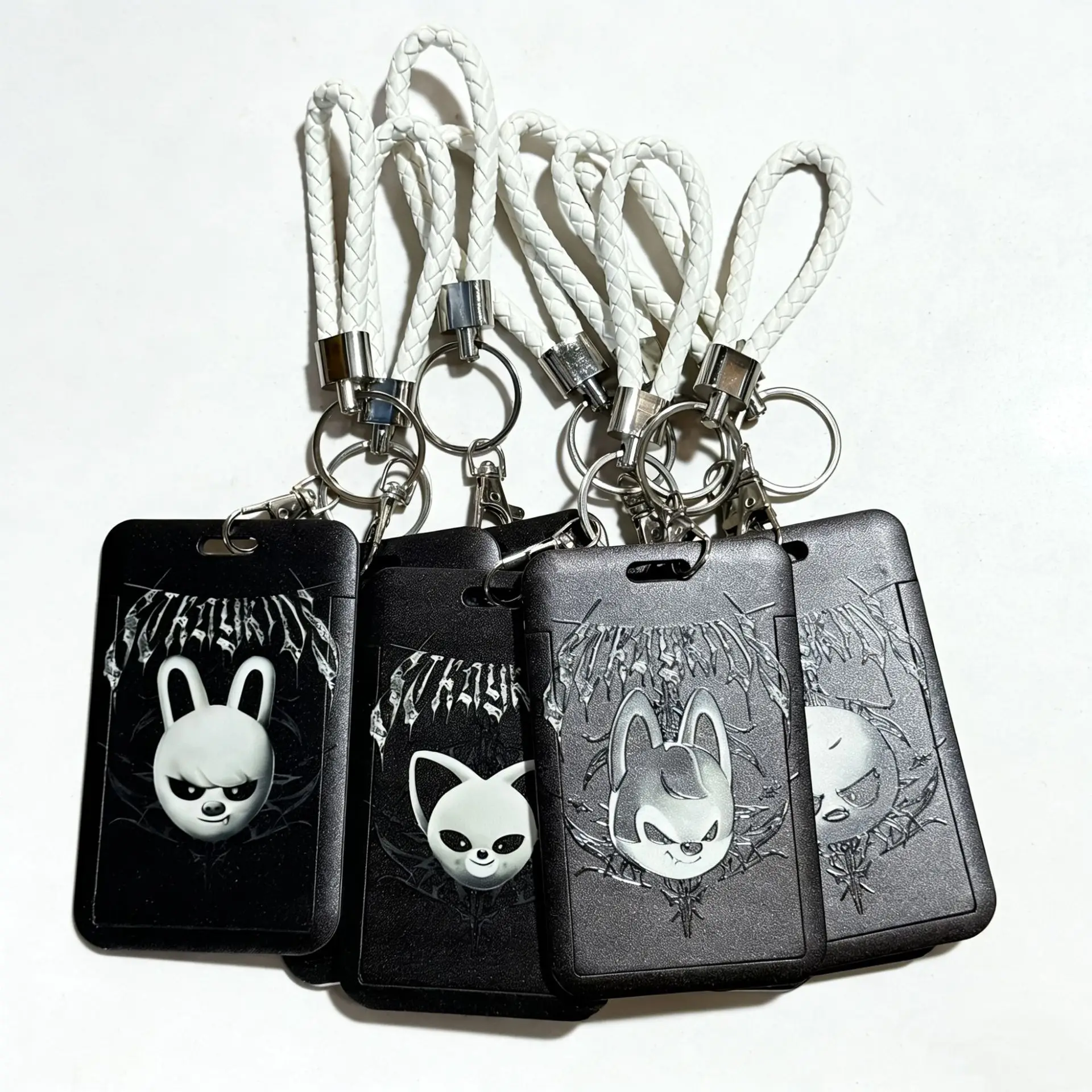 SKZOO Cartoon Card Set Keychain Stray Kids Star Hyun Jin Felix Small Card ID Bus Meal Card Chest Card Set Keychain Peripherals