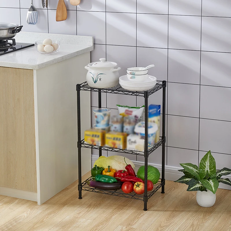 Kitchen Multi-Functional Storage Rack Home Fruit and Vegetable Seasoning Bottle Organizer Rack Living Room Snack Toys Shelf