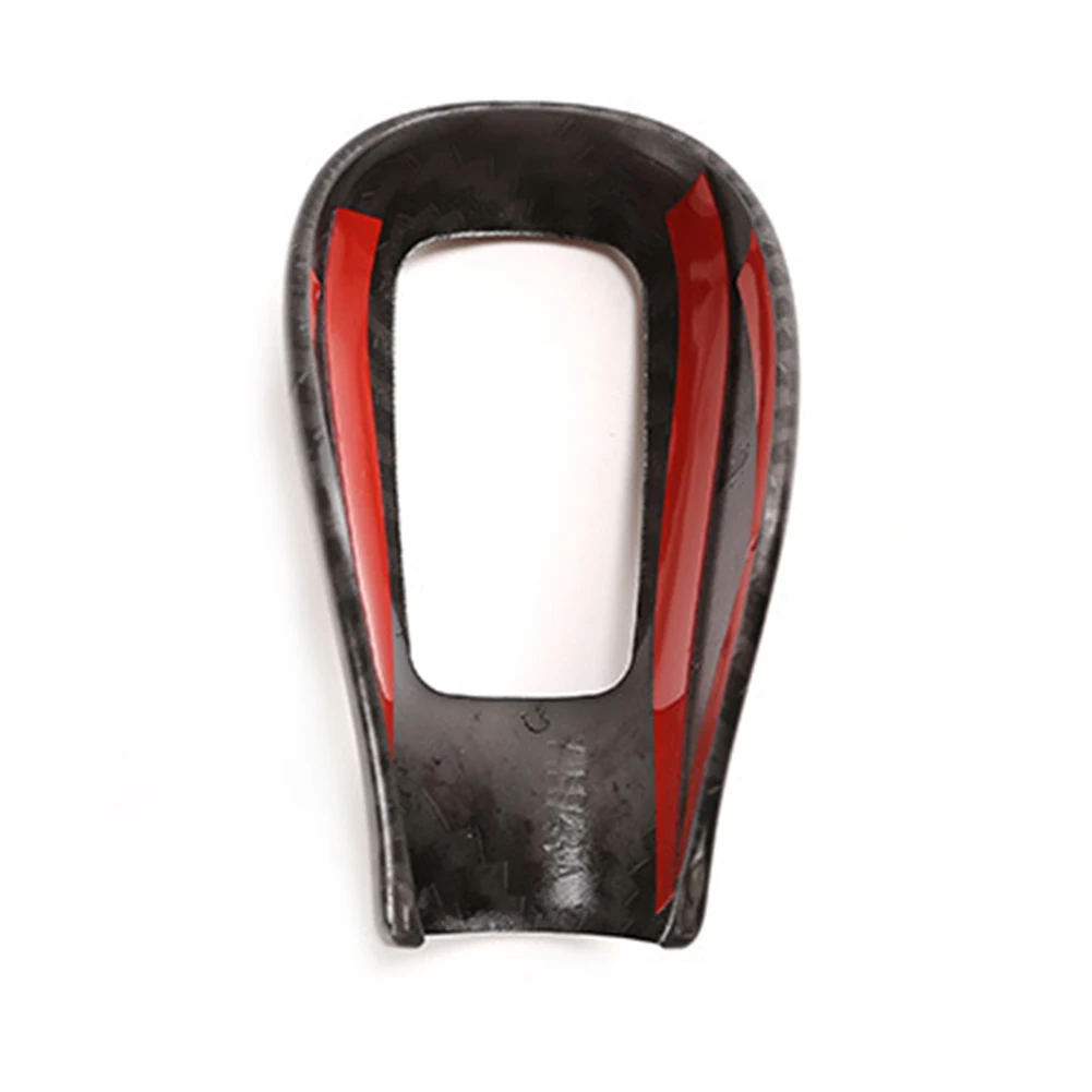 XC60 S60 V40 S80 2013 2017 Gear Knob Cover Trim ABS Carbon Fiber Appearance Enhance Car Interior Easy Installation Process