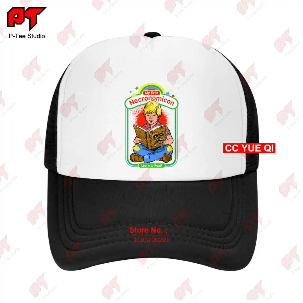 My First Necronomicon Funny Ringer Baseball Caps Truck Cap JK09