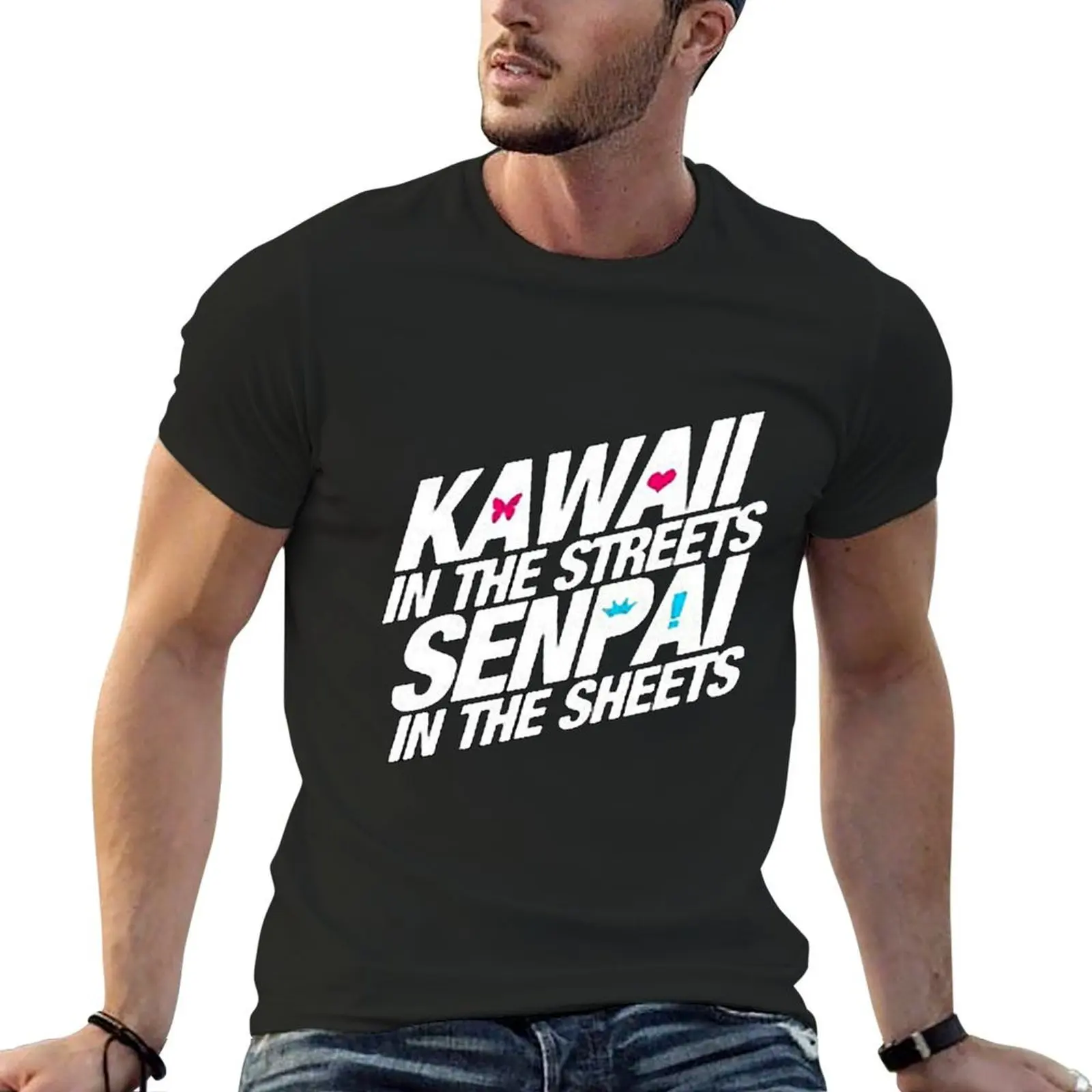 

Kawaii on the street senpai in the sheets T-Shirt tops vintage graphic tee mens clothes