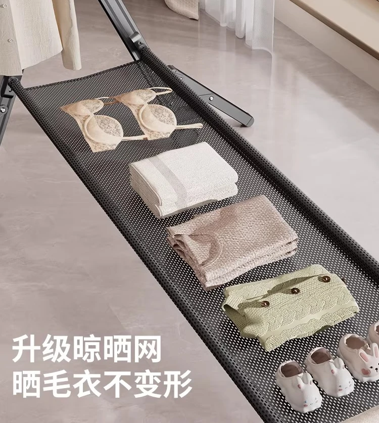 Floor-to-ceiling Indoor Balcony Bedroom Telescopic Clothes Hanger Home Drying Quilt Artifact