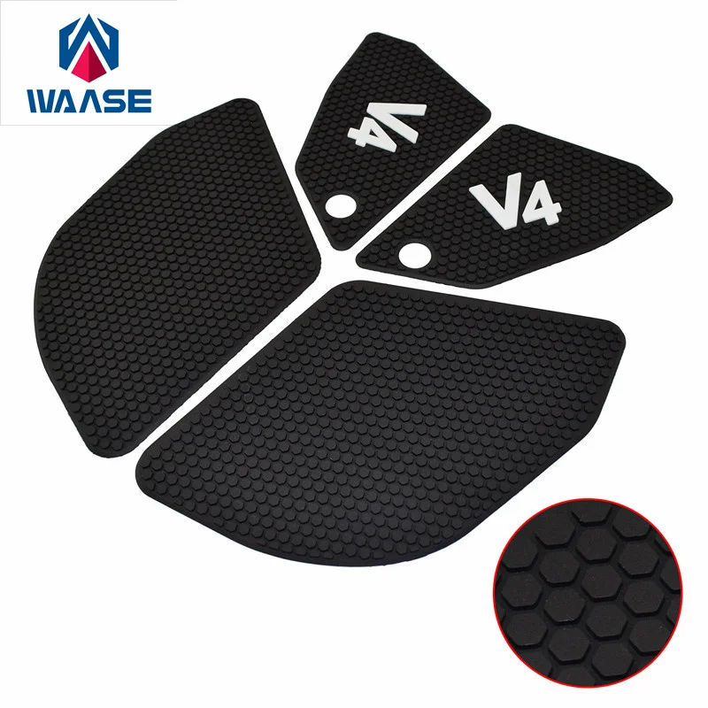 

WAASE Tank Pad Protector Sticker Decal Gas Knee Grip Traction Pad Side For Ducati PANIGALE V4 1100 1100S SP2 2022 2023