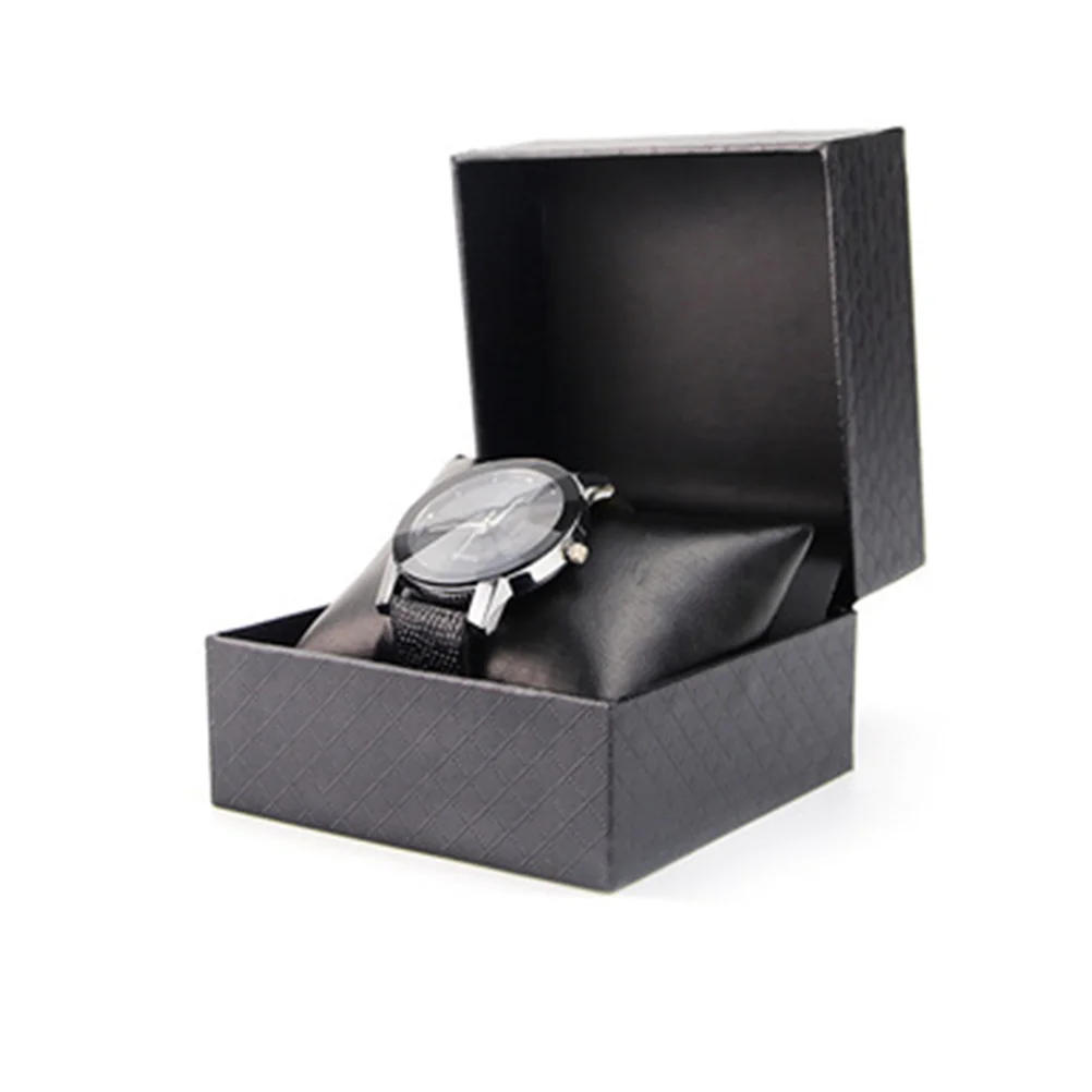 2 Pcs Watch Box PU Organizer Jewelry Novel Storage for Lining