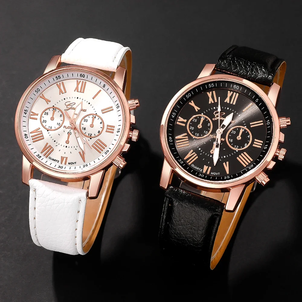 trendy and elegant women's quartz watch and accessory combination set is the best choice for gift giving