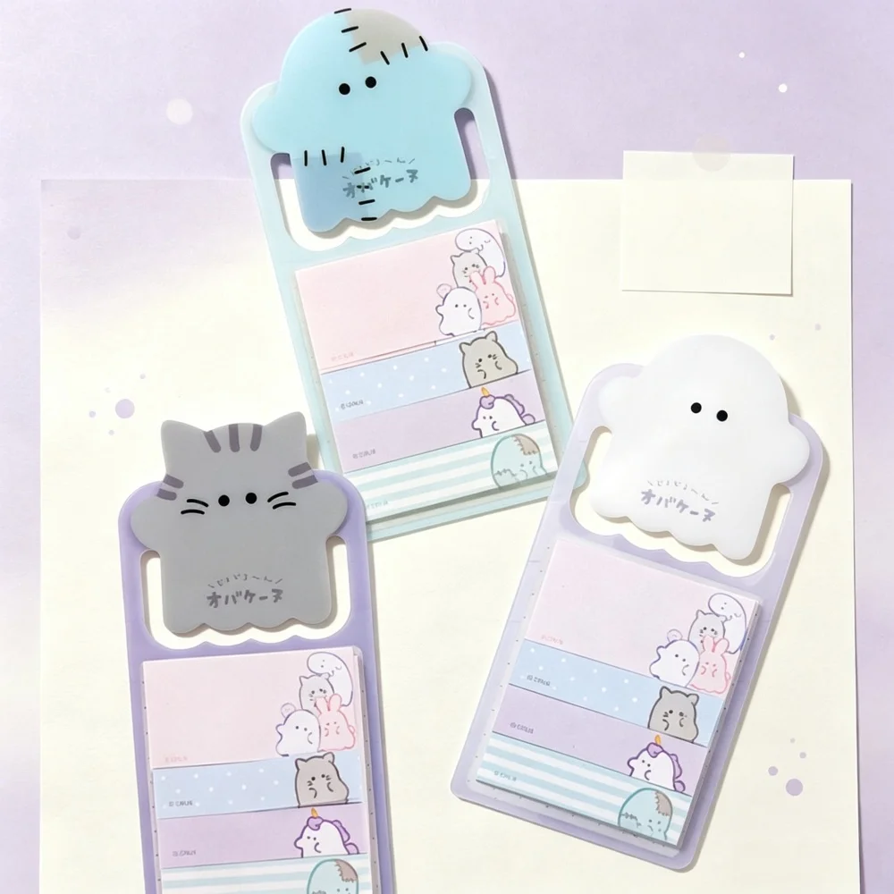 Post It Notes Cute Animals Bookmark Type Finger Stickers Multifunctional Sticky Notes Message Memo Office Stationery Supplies