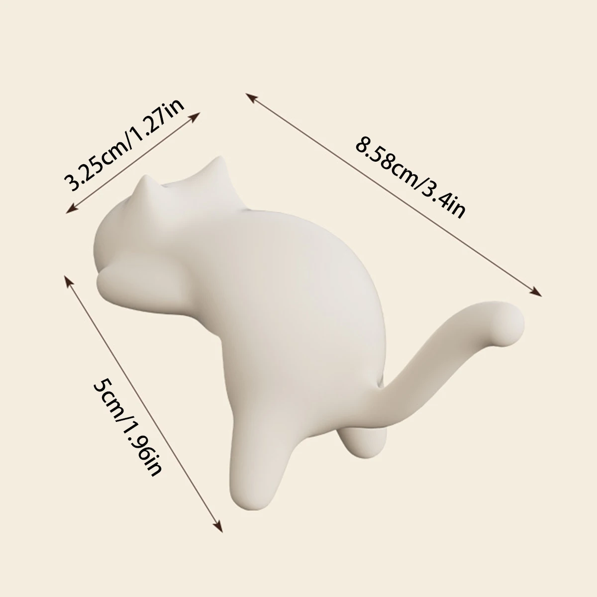 1Pc Colorful Cat-Shaped Desk Hooks - Removable Under Desk Backpack Hook,  Ideal For Cable Management In Kitchen, Bathroom