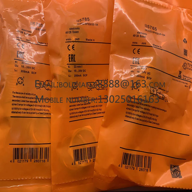 

The brand-new original sensor II5785 IIK3022-BPKG/US-104 warranty for one year in stock