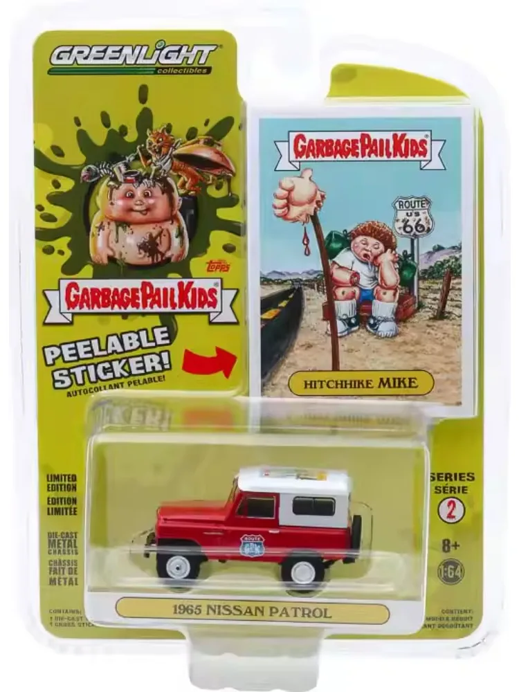 1:64 1965 Nissan Patrol Bidone della spazzatura per bambini - Modelli di auto ornamentali della collezione avanzata Nissan Patrol