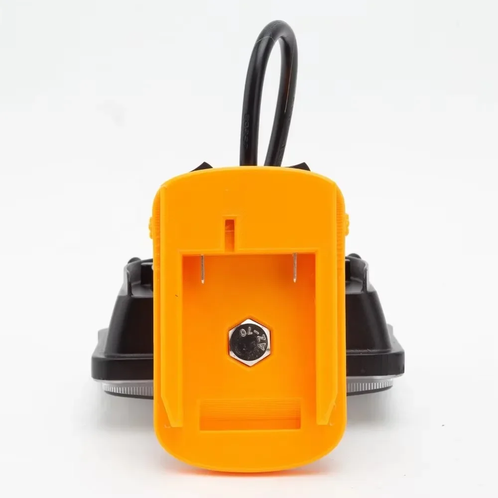 LED  Work Light Portable Lanterns 1 Head-w/USB Rechargeable Car Garage Mechanic Flashlight Flood Spot Lamps For Worx 20v 6PIN