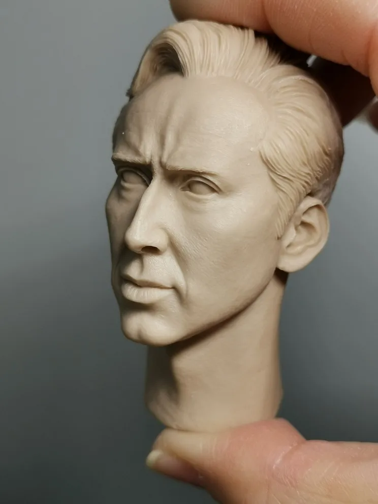 1/6 Die-cast Resin Model Assembly Kit (Nicholas Cage) Colonel's Head Sculpted Model Toy (55mm) Unpainted Free Delivery