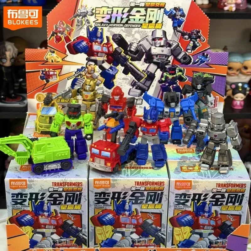 HOT Blokees Transformers Block Defender Versione Wave1 Optimus Prime Megatron Ironhide Thundercracker Robot Giocattoli da collezione Regalo