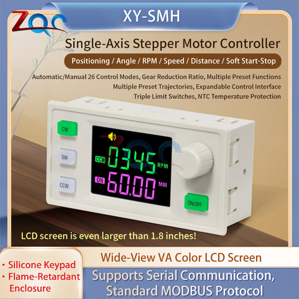 Smh portátil 42 57 controlador de motor de passo avanço/reverso pulso atraso posição ângulo plc módulo fonte alimentação gerador sinal