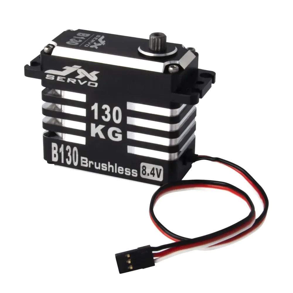 JX B130 130kg Servo Brushless Super Grande Torque Full CNC Metal Gear Padrão Digital Servo para 1/5 RC carro Robô Drone