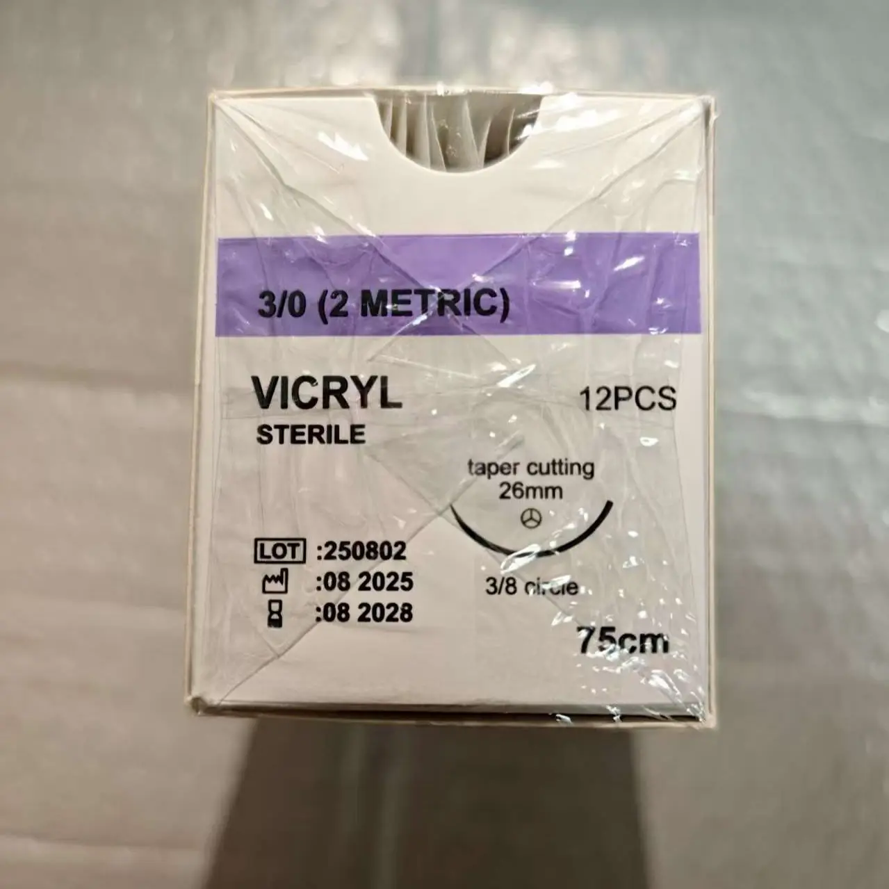 Veterinary Absorption Suture PGA Material Surgical Veterinary Pet Sterile Needle and Thread Angle Needle Circular Needle 2-0/3-0