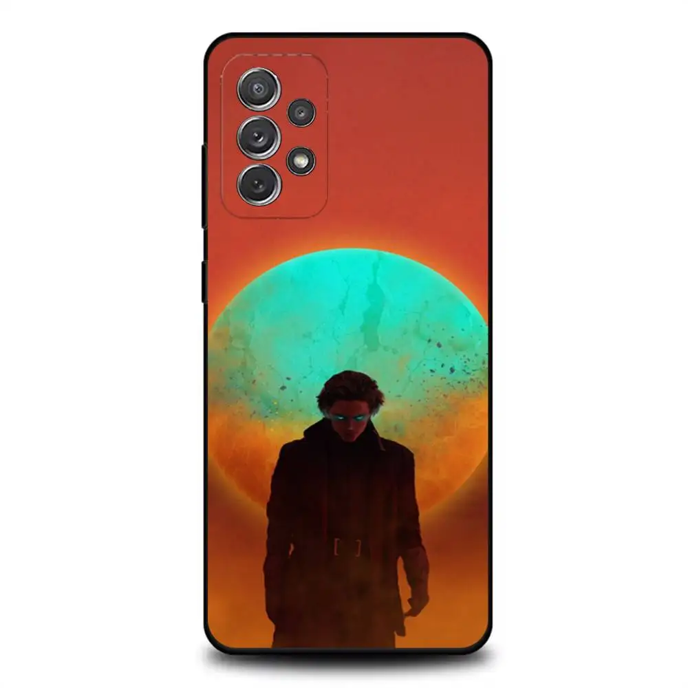 Movie D-Dune-es Phone Case For Samsung S 25,24,23,22,30,21,10,9,Ultra,Plus,Lite,FE,4,5G Black Soft Case