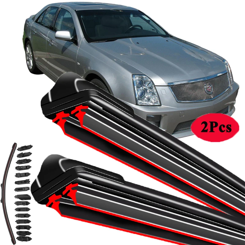 

For Cadillac STS 2005-2011 Car Windshield Wiper Blade Front Windscreen Brushes Washer Accessories Cleaning Replacement Parts