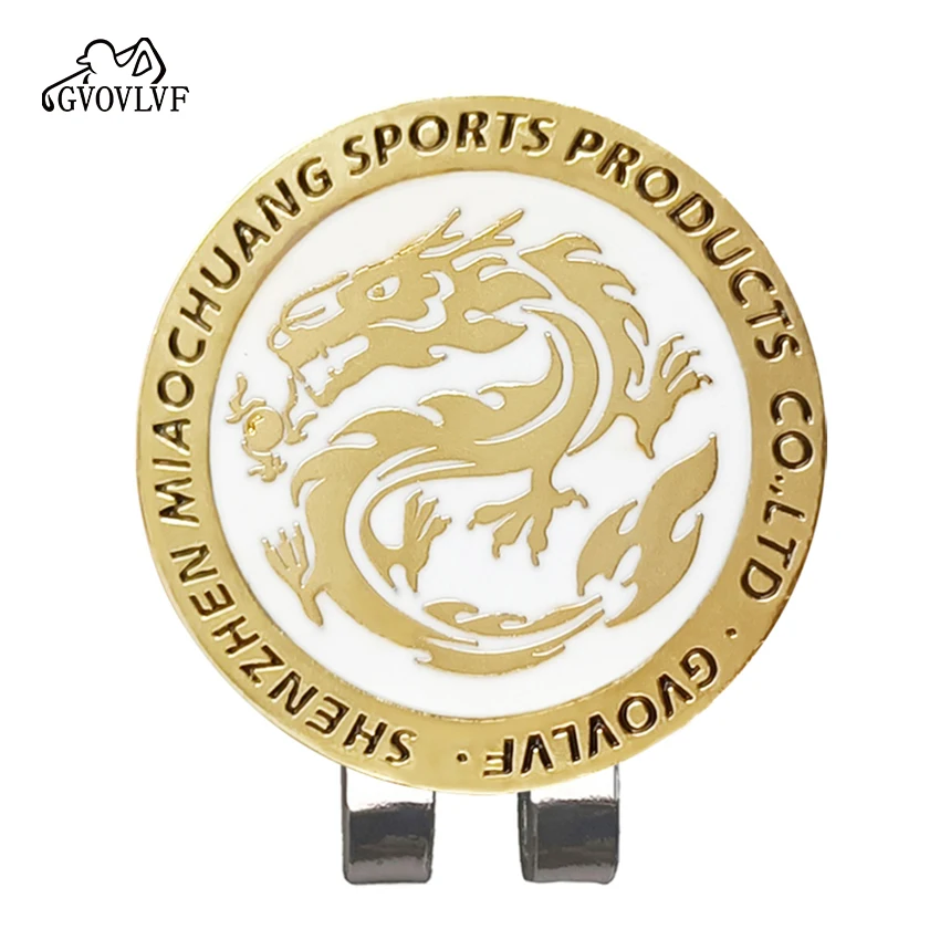 1pc GVOVLVF Dargon Golf Ball Marker with Golf Hat Clip Great Gift for Any Occasion Premium Collection Removable For Mark