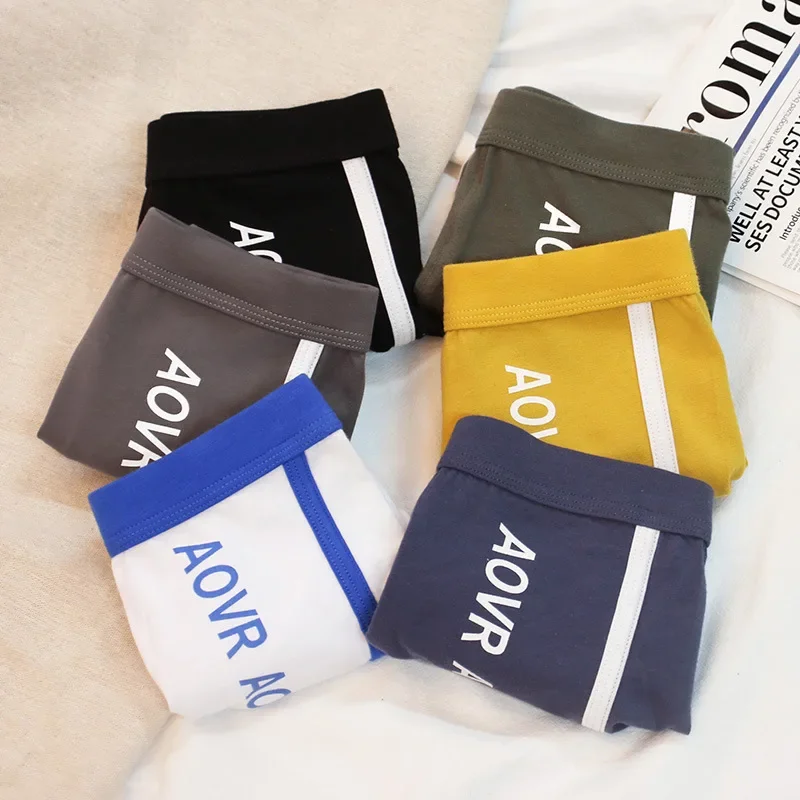 Boxers Men Fashion Cotton Breathable Underwear Home Underpants Men  Loose Boxer U Convex Pouch Arrow Panties Calzoncillos Hombre