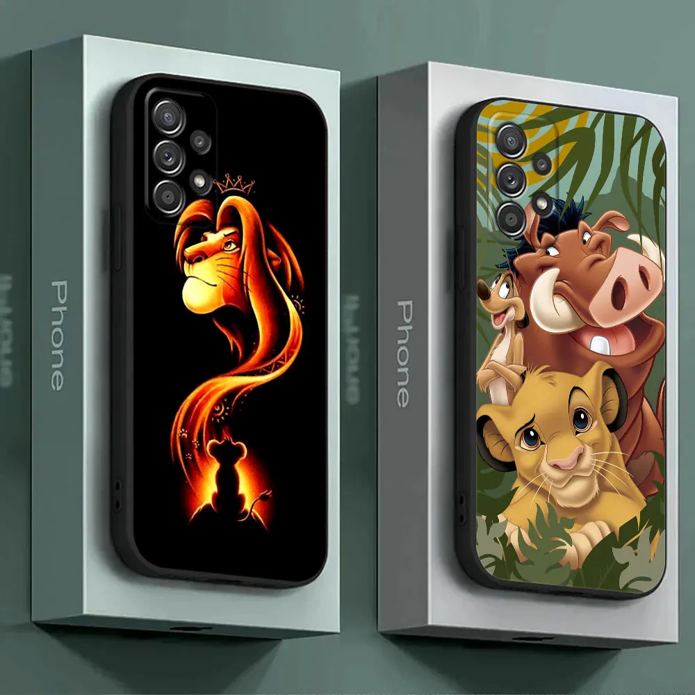 HAKUNA MATATA Lion King For Samsung Galaxy A55 Case A54 A52S A53 A51 A34 A35 A33 A32 A50 A72 A71 A30 A7 A9 2018 Cases Soft Cover