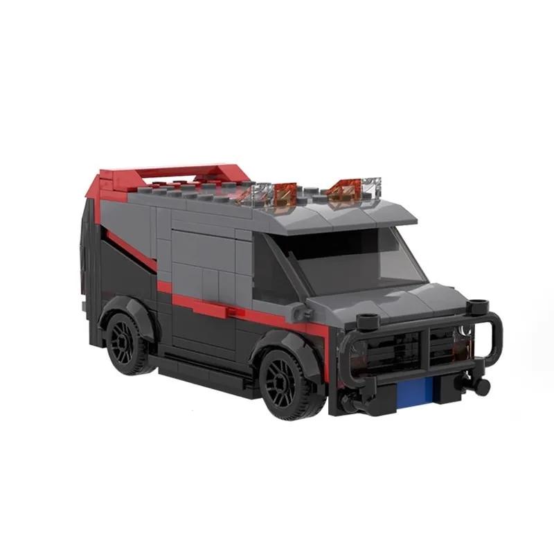 A-Team Building Blocks Car Toy GMC G-Series Vehicle SWAT Team Car Building Blocks Brick Van Model Sets Creative Birthday Toys