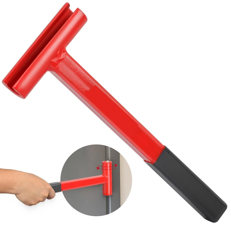 

AA86 Hinge Adjustment Tool, Long Handle Hinge Bender Wrench For 180Gauge Commercial Door, Heavy Duty Painted Steel Hinge