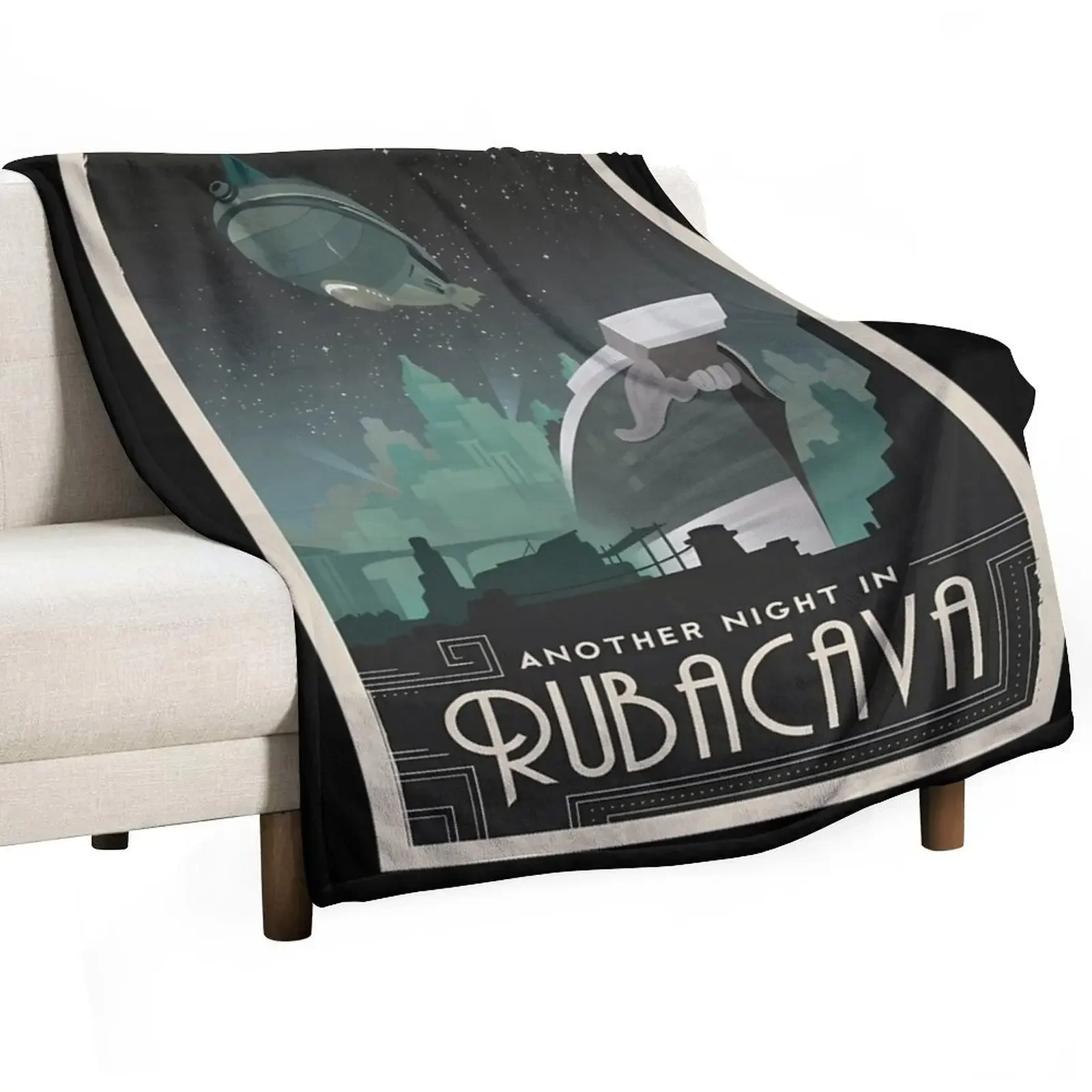 Grim Fandango Travel s - Rubacava Throw Blanket Sofas Luxury Throw bed plaid Blankets