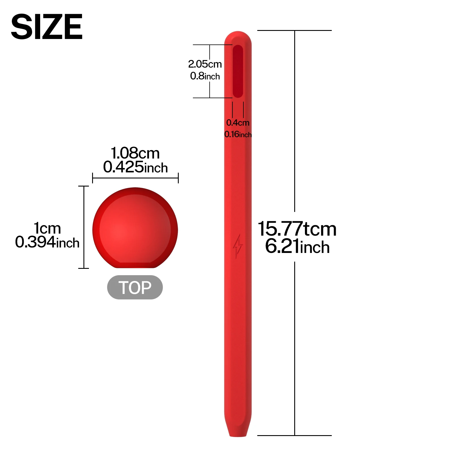 Silicone Protective Case for Apple Pencil Pro and Apple Pencil (2nd generation) USB-C Stylus