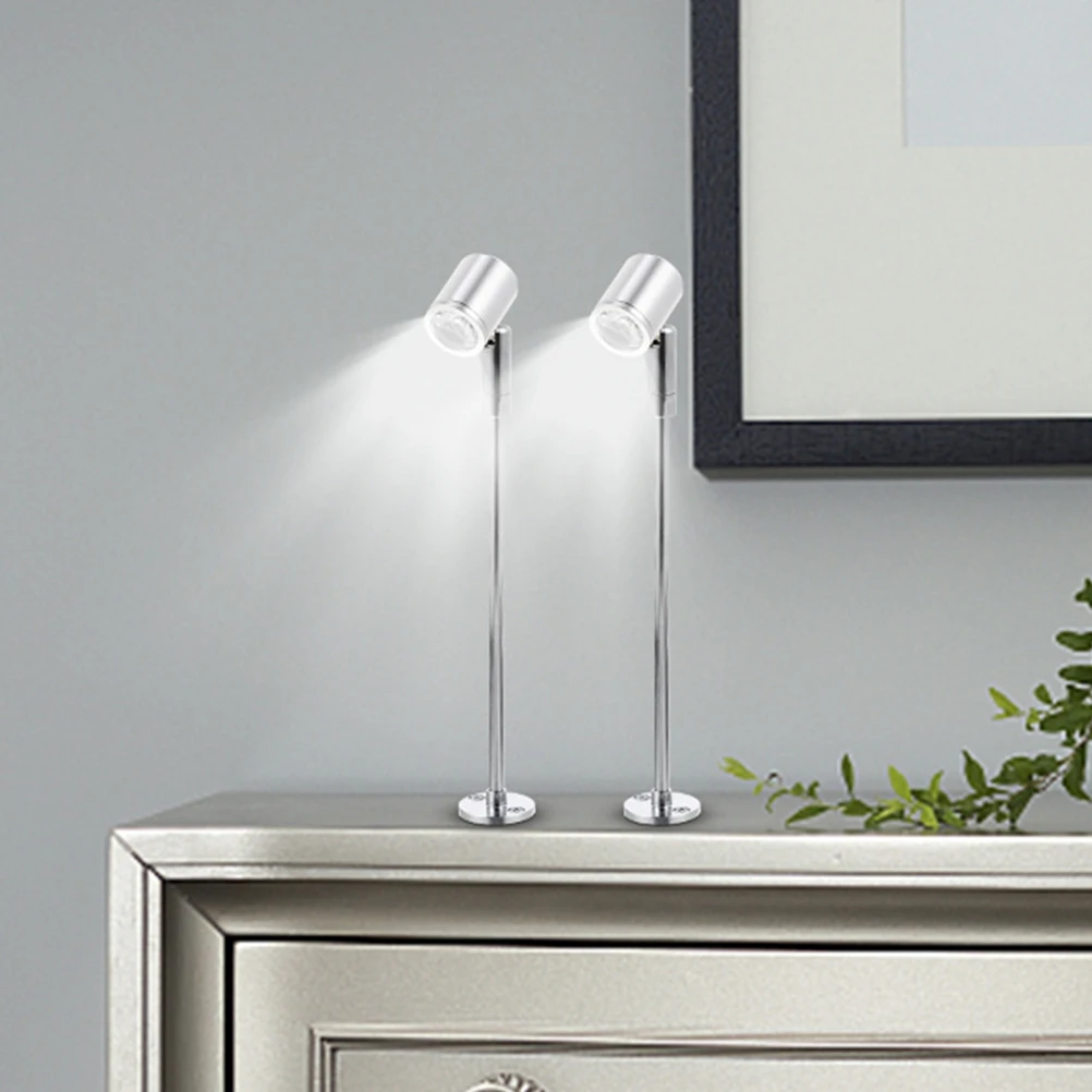 

LED Spotlight for Jewelry Display 1W Natural White 4000-4200K 315mm Mini Stand Light Adjustable Angle Cabinet Lighting Solution