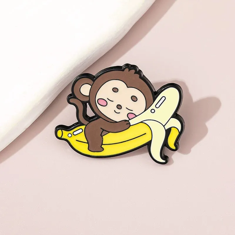 Cartoon Puppy Brooch Cute Scarf Mask Protective Enamel Pin Yoga Cat Metal Badge Backpack Clothing Accessories