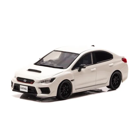 Carnel 1/43 WRX STI Type RA-R (VAB) 2018 Crystal White Pearl Diecast Model Car Collection Limited Edition Hobby Toys