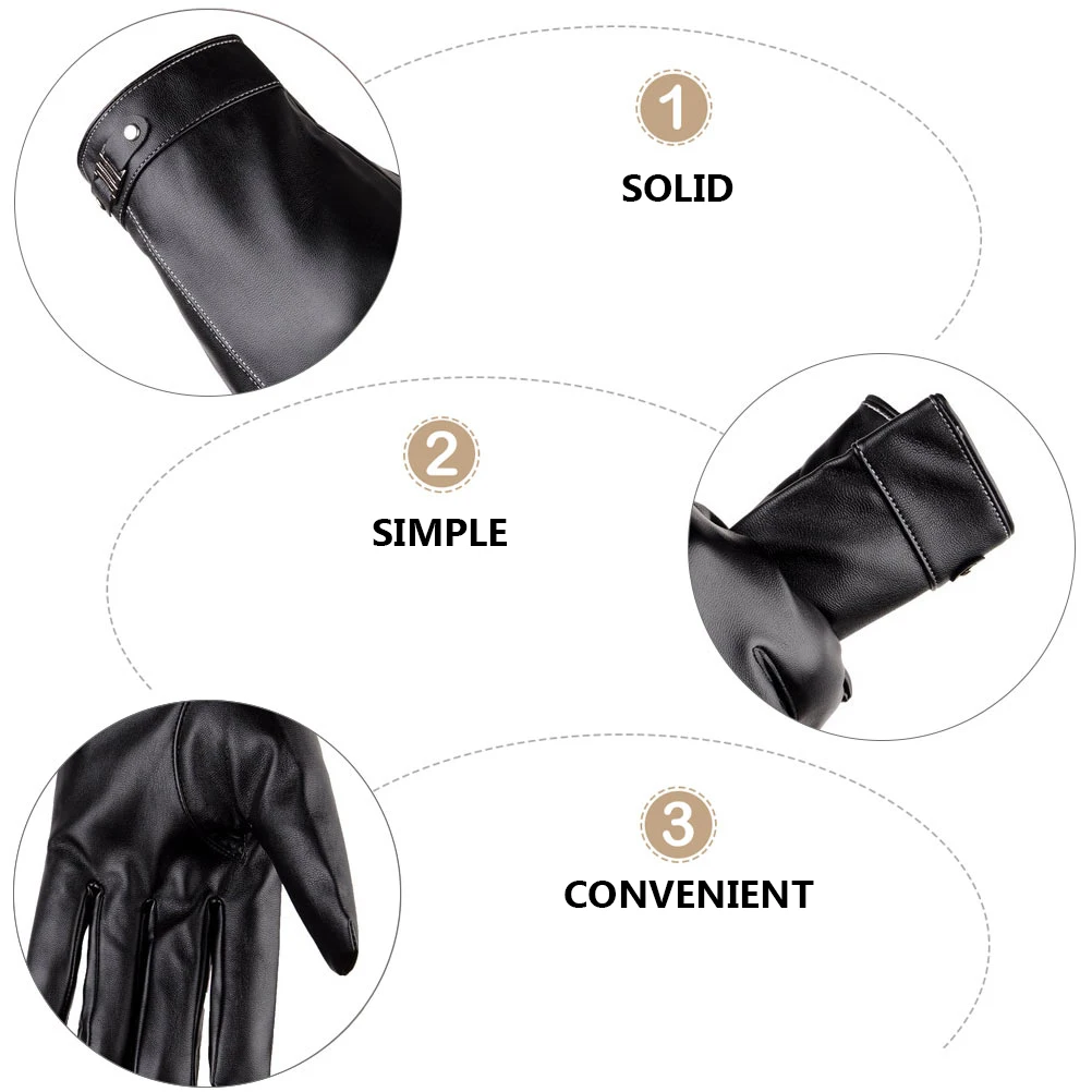 

Touch Screen Warm Gloves Winter Thermal Riding Weave Mens Touchscreen Work Long Area Sensitive Function Windproof Waterproof