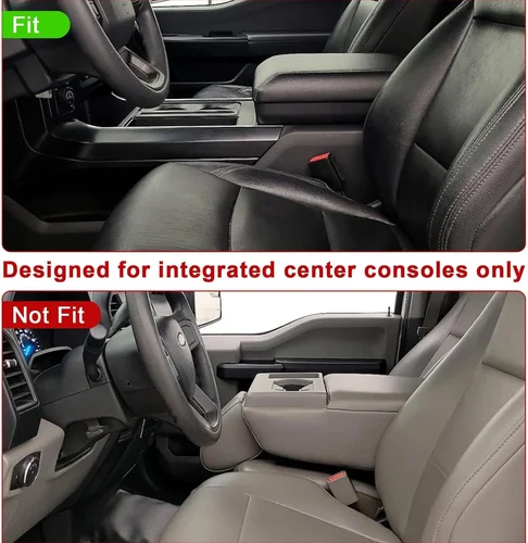 Imagen 2 del producto Organizador de apoyabrazos central F-150 bandeja de accesorios Raptor 2015 2017 2018 2020 para caja de almacenamiento de consola central para Ford F150