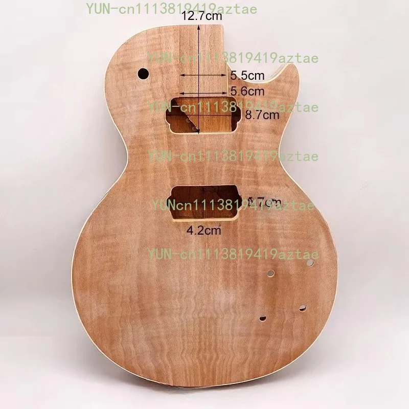 Tiger Pattern Binding Electric Guitar Body, Modified Professional Student Performance Guitar