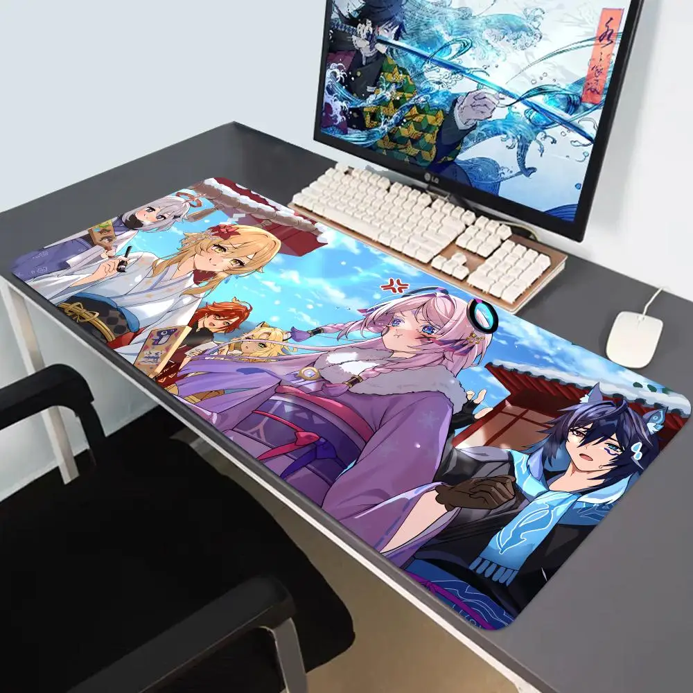 

Cool Rubber Mouse Pad Gamer Genshin Impact Citlali Anime Gaming HD Printing Table Pads Rubber Desktop XXL Mousepad Desk Mats