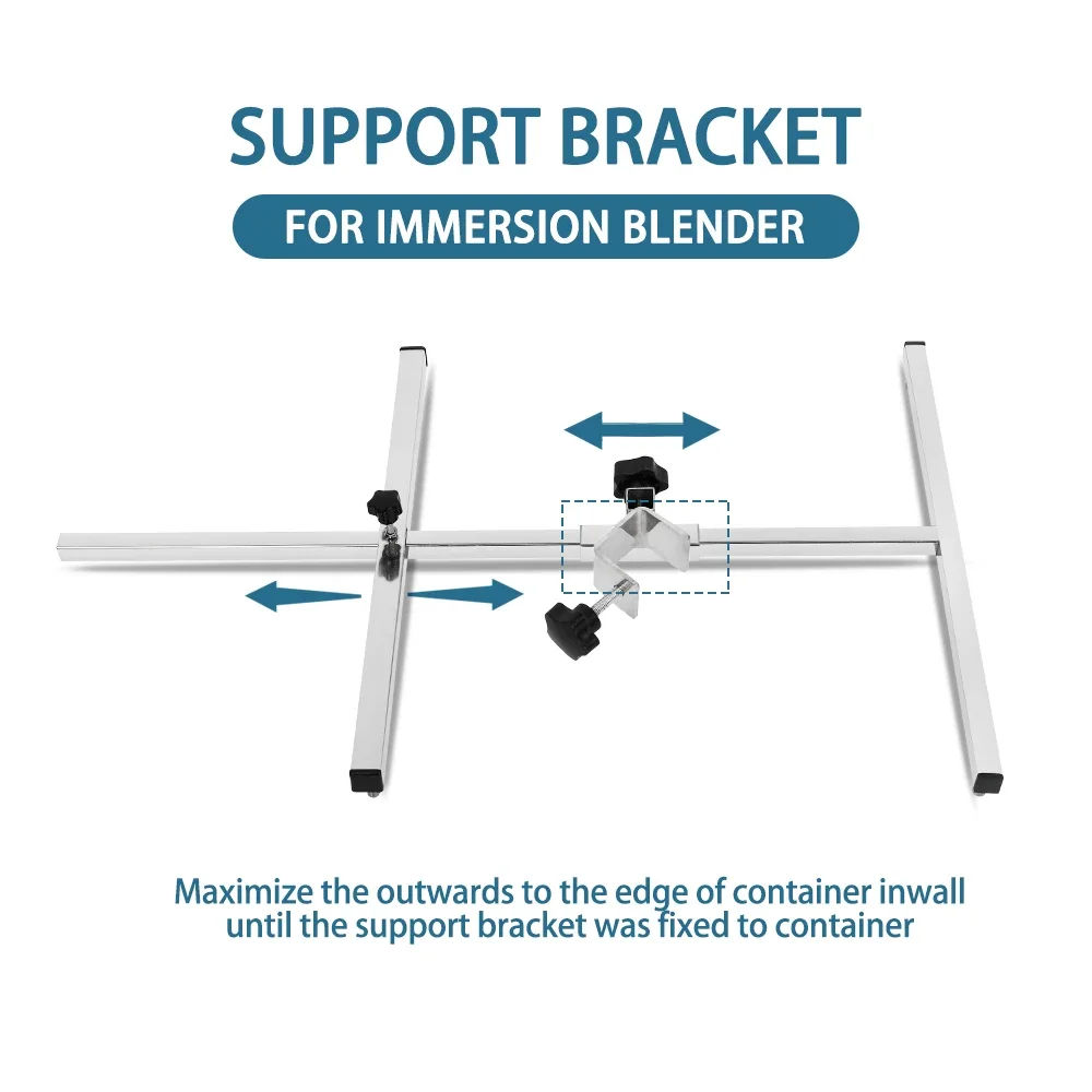 ITOP Support Bracket For Immersion Blender Energy-saving Support Adjustable Frame Fit to Different Containers Accessories