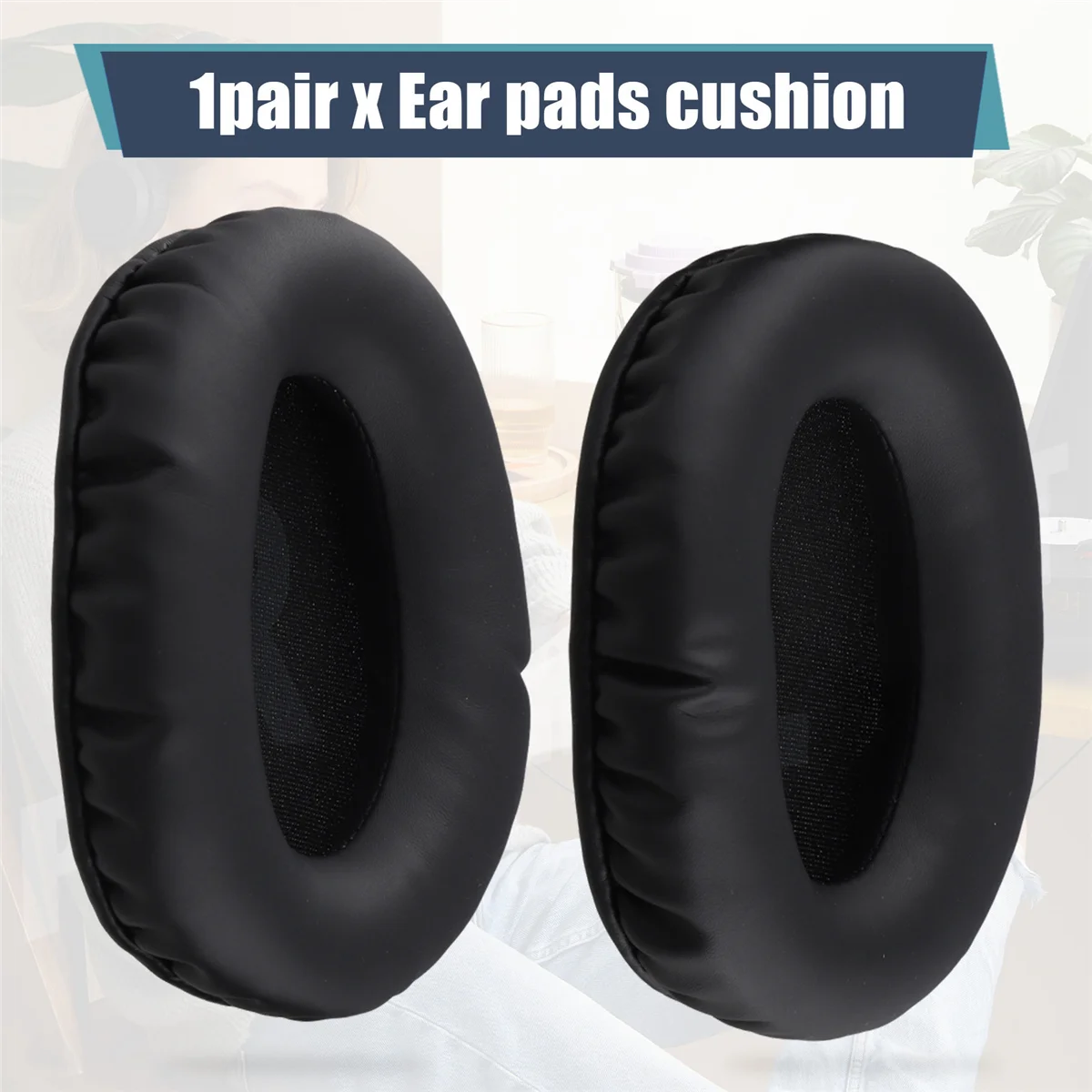 Ear Pads Cushion for G Pro/G Pro X Gaming Headphones Replacement Headset Ear Covers Earmuffs Black