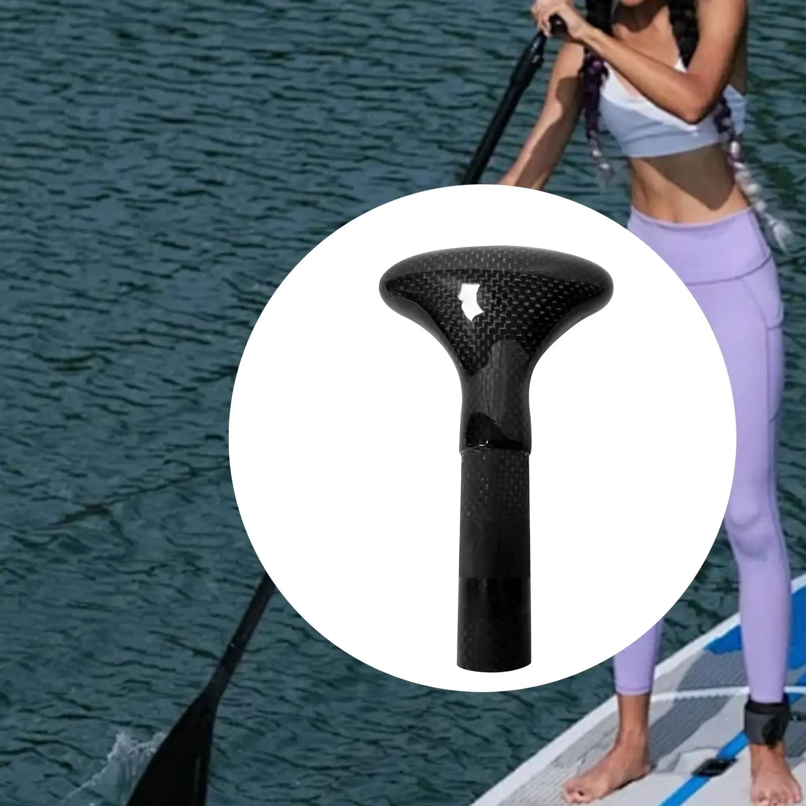 T Paddle Handle Canoe Paddle Handle Grip Upgrade Kayaking Water Sports Standup Paddle Grip Dinghy Oars Kayak Paddle Handle