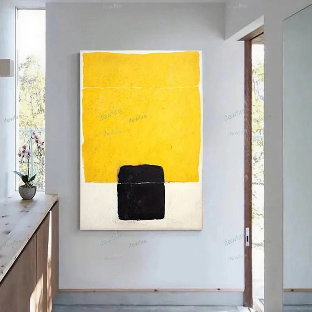 

100% Hand-Painted Abstract Oil Paintings Knife Pattern Modern Canvas Image In The Wall Art Picture For Living Room Home Decor