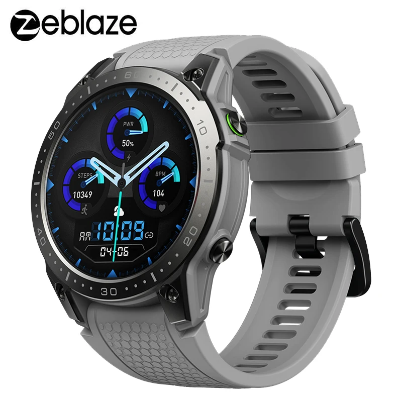 Zeblaze Ares 3 Pro Rugged Outdoor Smart Watch Military Grade Toughness Bluetooth Calling Smartwatch 1.43