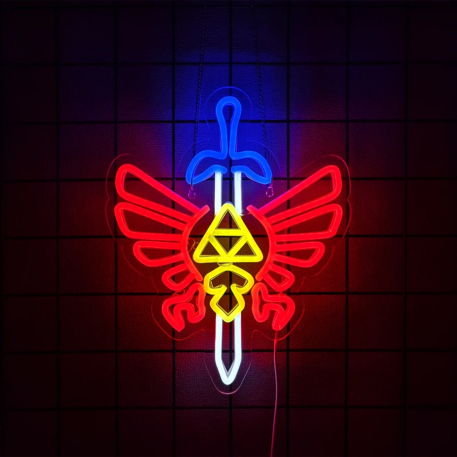 게임 시리즈 네온 사인, 만화 아이콘 수제, USB 전원, 방, 클럽, 게임 룸, 사무실, 남자 동굴 예술 장식에 사용됩니다.