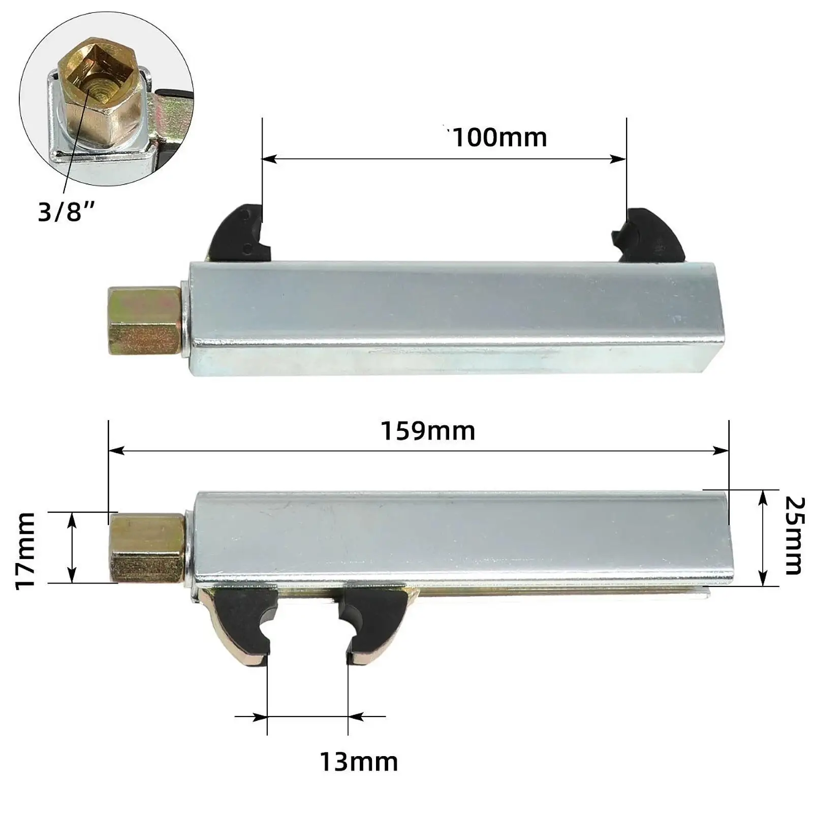 Universal Sturdy Repair Parts Motorcycle Spring Compressing Tool Steel Set for Fork and Shock Maintenance