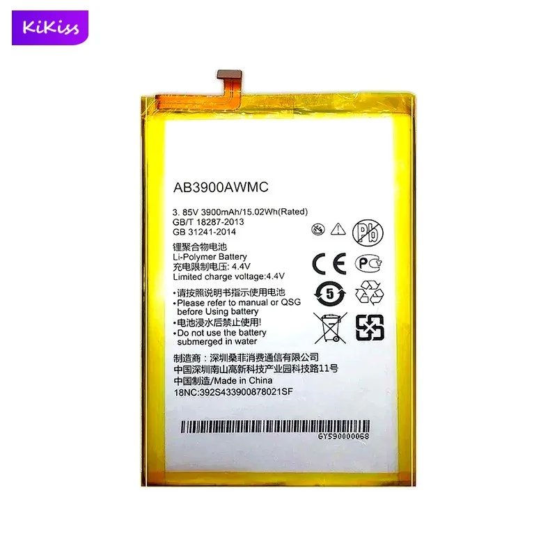 AB3900AWMC Mobile Phone Battery For PHILIPS X818 Xenium CTX818 3900mAh Real Capacity
