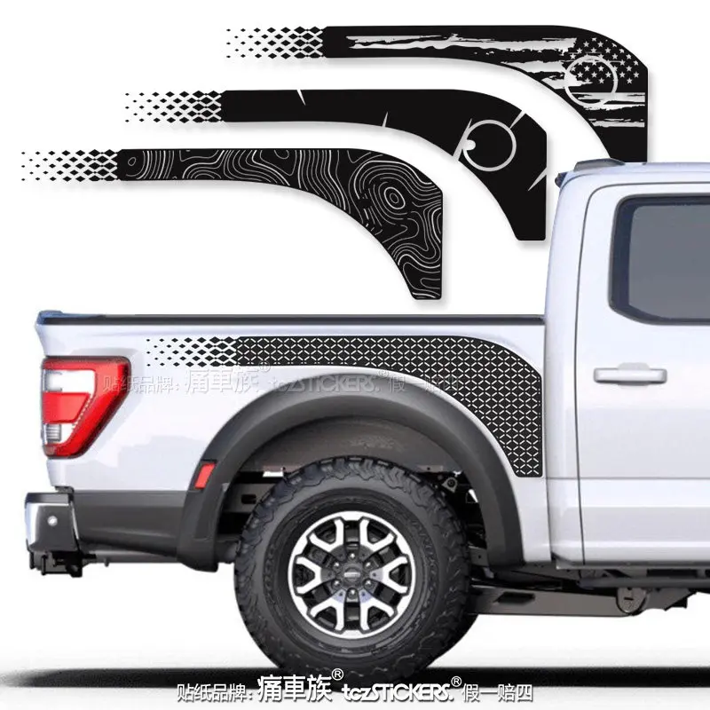 Car Sticker Vinyl FOR Ford Raptor F50 2021-2024 Third Generation Decoration Custom Decal Accessories