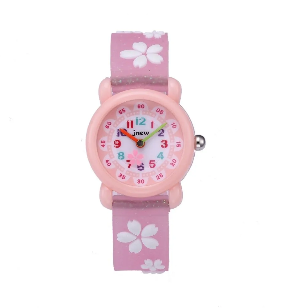 

Waterproof 3D Silicone Strap Cartoon Children Watch Sakura Electronic Watch Quartz Watch Accessory