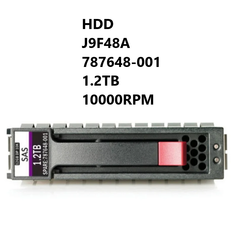 

NEW HDD J9F48A 787648-001 1.2TB 10000RPM 2.5in SFF Dual Port SAS-12Gbps Enterprise Hard Drive for H+PE MSA 1040/2040 SAN Storage