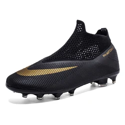 Men's Soccer Shoes Anti-Slip Football Field Boots Professional Grass Training Cleats Kids Turf Sports Footwear Sneakers 2023 New