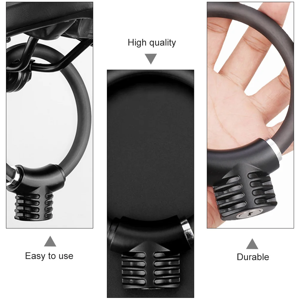 

Anti-theft Ring Lock Bike Heavy Duty with Mount Locks Cycle for Bicycle Portable