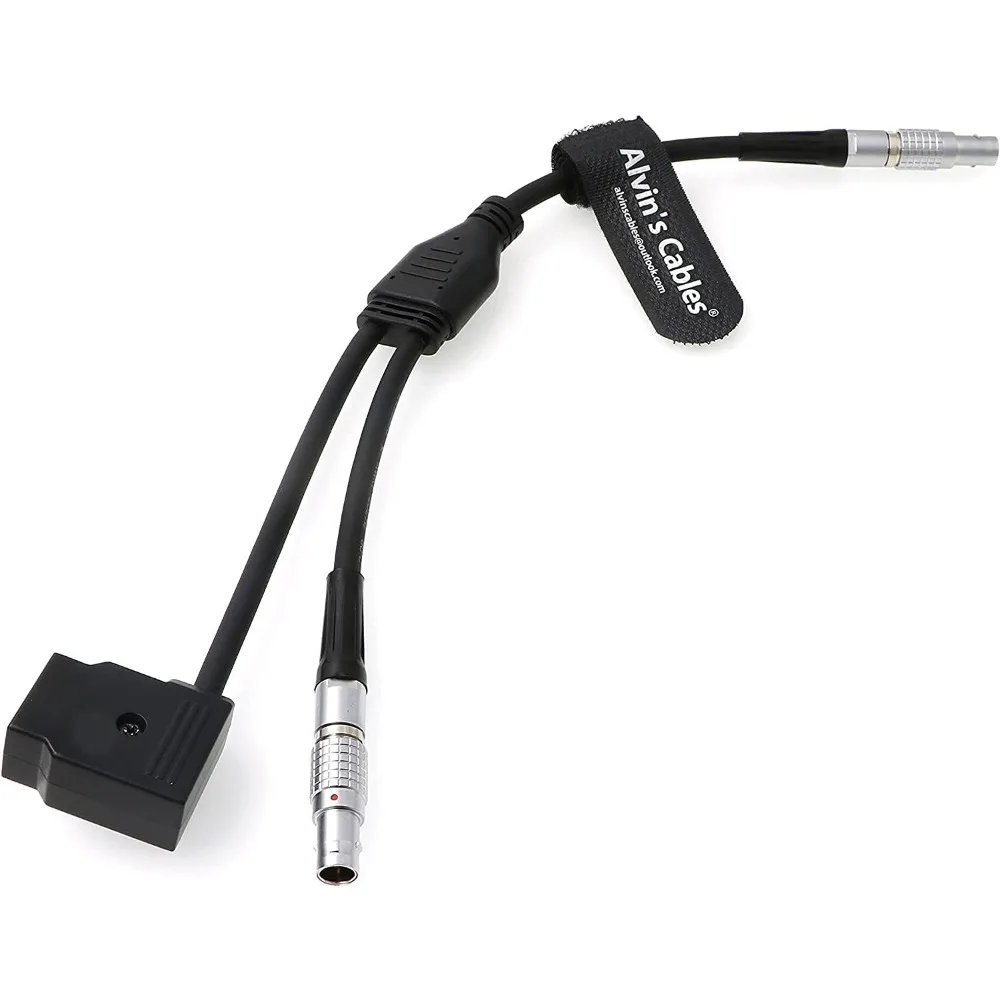 Teradek-Bond Power Cable 2 Pin Male to 2 Pin + D Tap for Tilta-Float ARRI Alexa Camera SmallHD Monitor Alvin’s Cables